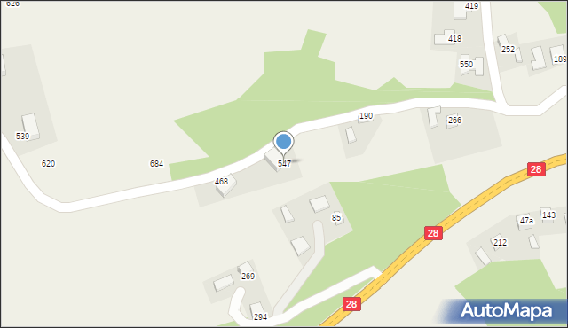 Paszyn, Paszyn, 547, mapa Paszyn