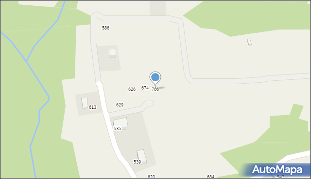 Paszyn, Paszyn, 706, mapa Paszyn