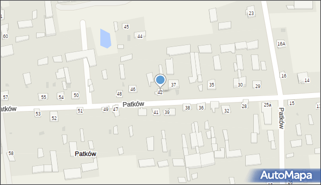 Patków, Patków, 42, mapa Patków