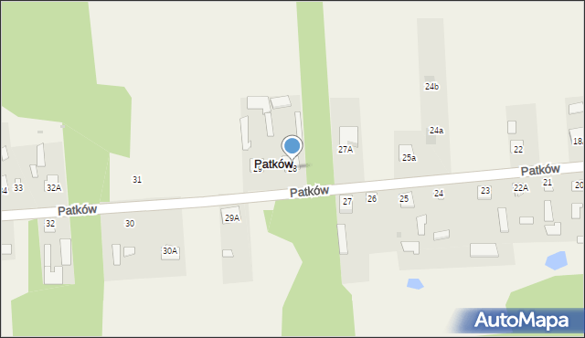 Patków, Patków, 28, mapa Patków