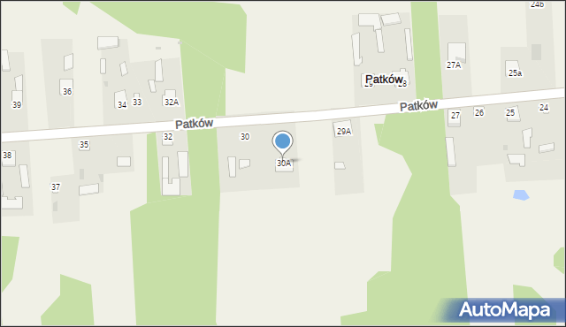 Patków, Patków, 30A, mapa Patków