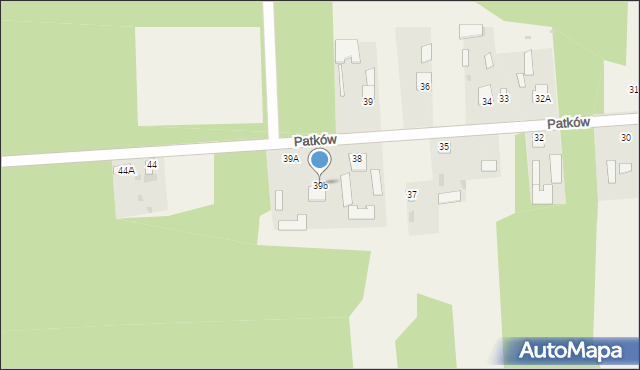 Patków, Patków, 39b, mapa Patków