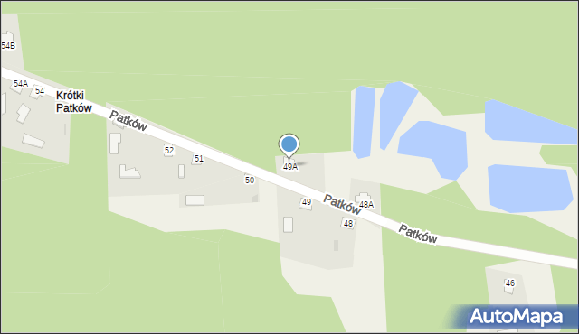 Patków, Patków, 49A, mapa Patków
