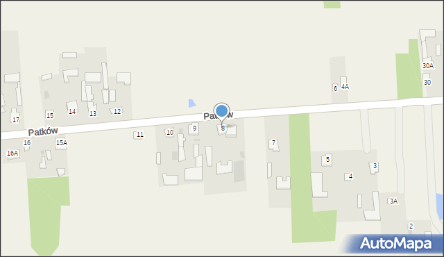 Patków, Patków, 8, mapa Patków