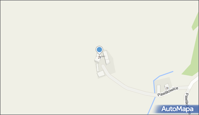 Pątnów, Pawlikowice, 29, mapa Pątnów