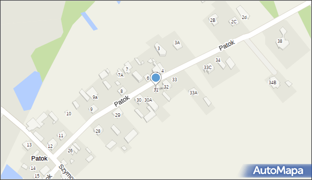 Patok, Patok, 31, mapa Patok