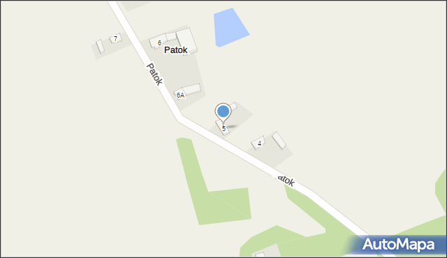 Patok, Patok, 5, mapa Patok