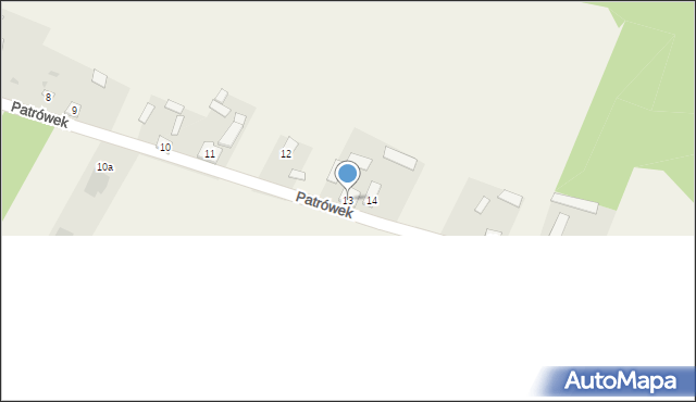 Patrówek, Patrówek, 13, mapa Patrówek