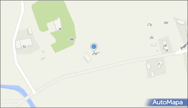 Patryki, Patryki, 17a, mapa Patryki