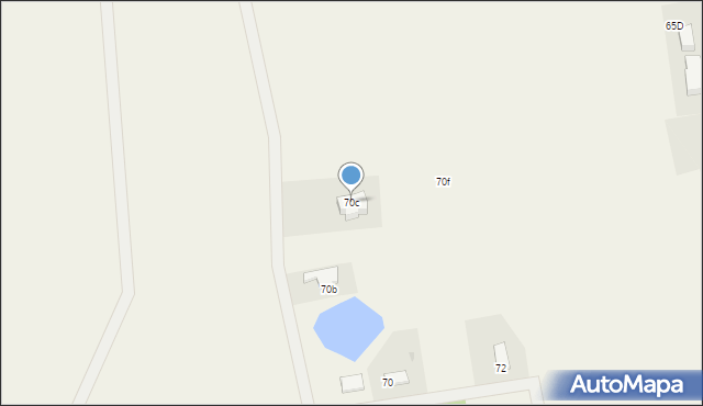 Patryki, Patryki, 70c, mapa Patryki