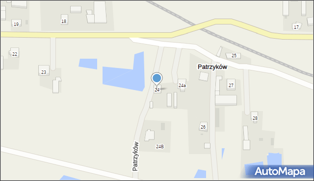 Patrzyków, Patrzyków, 24, mapa Patrzyków