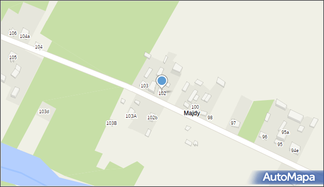 Patrzyków, Patrzyków, 102, mapa Patrzyków