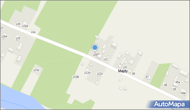 Patrzyków, Patrzyków, 103, mapa Patrzyków