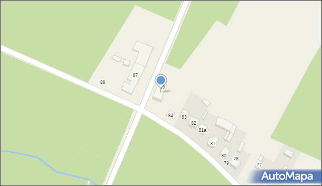 Patrzyków, Patrzyków, 86, mapa Patrzyków