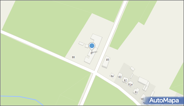 Patrzyków, Patrzyków, 87, mapa Patrzyków