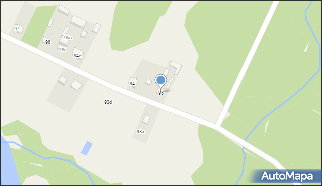 Patrzyków, Patrzyków, 93, mapa Patrzyków