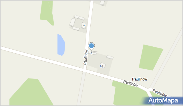 Paulinów, Paulinów, 6, mapa Paulinów