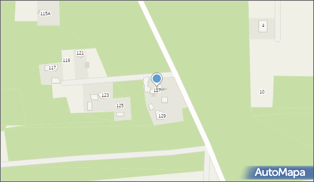 Paulinowo, Paulinowo, 127, mapa Paulinowo