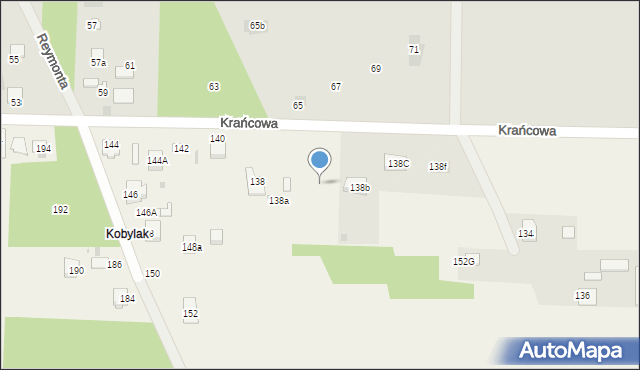 Paulinowo, Paulinowo, 138aa, mapa Paulinowo