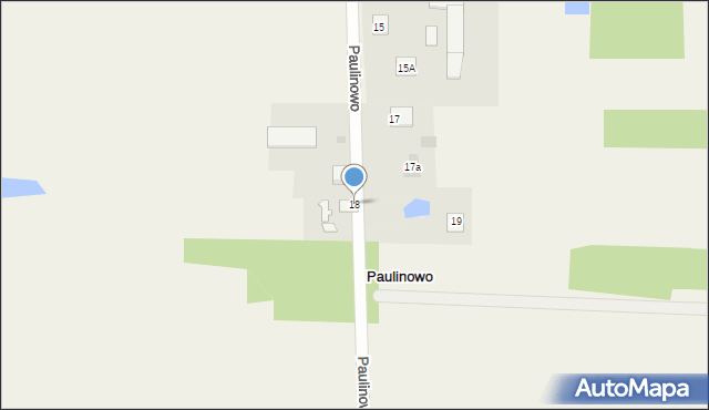 Paulinowo, Paulinowo, 18, mapa Paulinowo