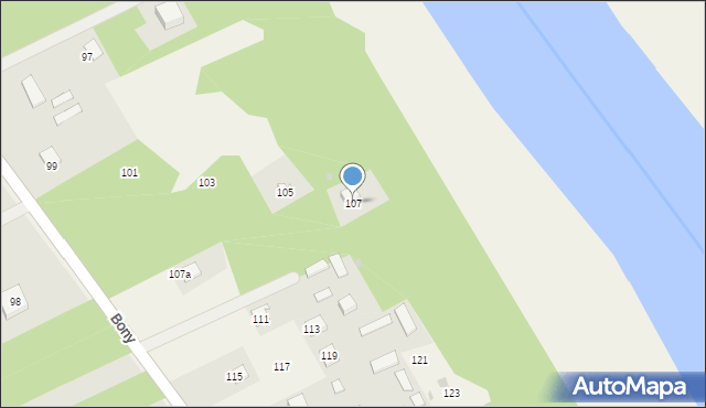 Paulinowo, Paulinowo, 107, mapa Paulinowo