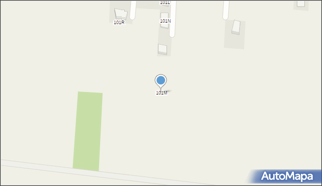 Pawęzów, Pawęzów, 101M, mapa Pawęzów
