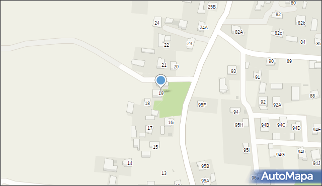 Pawęzów, Pawęzów, 19, mapa Pawęzów