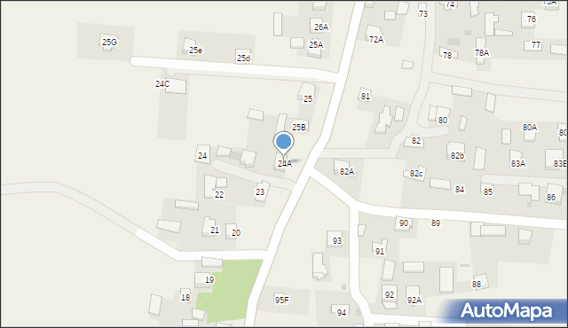 Pawęzów, Pawęzów, 24A, mapa Pawęzów