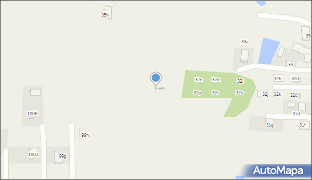 Pawęzów, Pawęzów, 32u, mapa Pawęzów