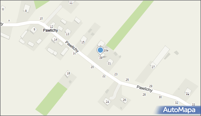 Pawlichy, Pawlichy, 19, mapa Pawlichy