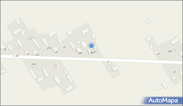 Pawliczka, Pawliczka, 18, mapa Pawliczka