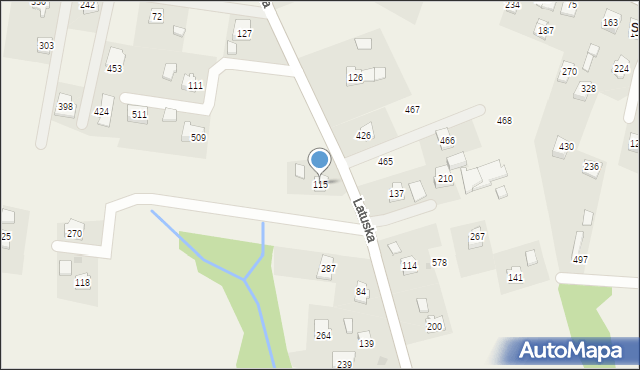 Pawlikowice, Pawlikowice, 115, mapa Pawlikowice