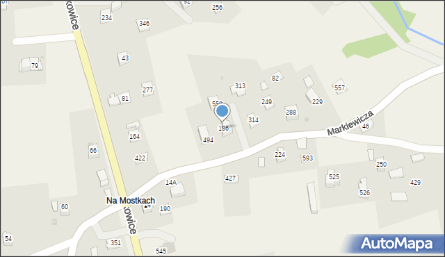 Pawlikowice, Pawlikowice, 186, mapa Pawlikowice