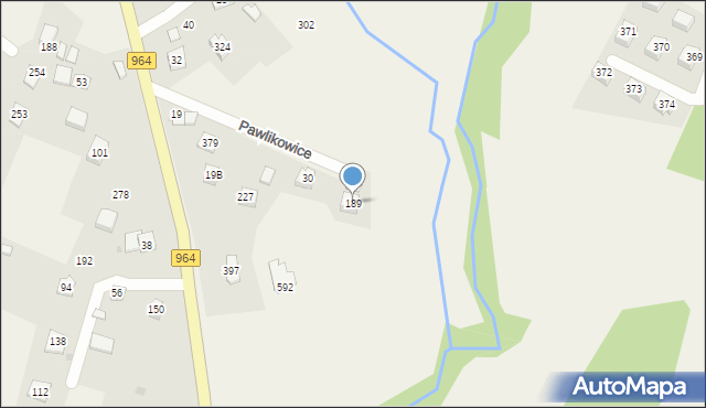 Pawlikowice, Pawlikowice, 189, mapa Pawlikowice