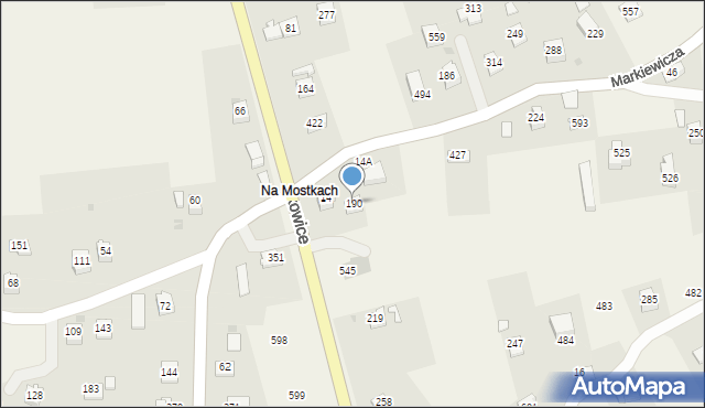 Pawlikowice, Pawlikowice, 190, mapa Pawlikowice