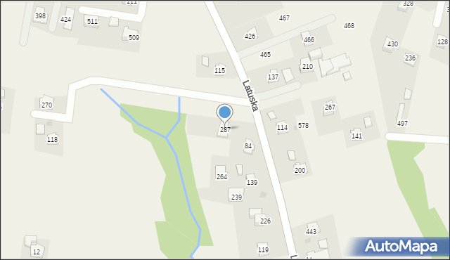 Pawlikowice, Pawlikowice, 287, mapa Pawlikowice