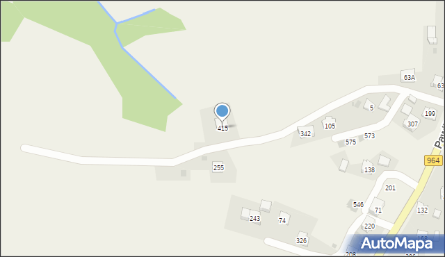 Pawlikowice, Pawlikowice, 415, mapa Pawlikowice