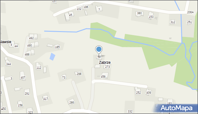 Pawlikowice, Pawlikowice, 59, mapa Pawlikowice