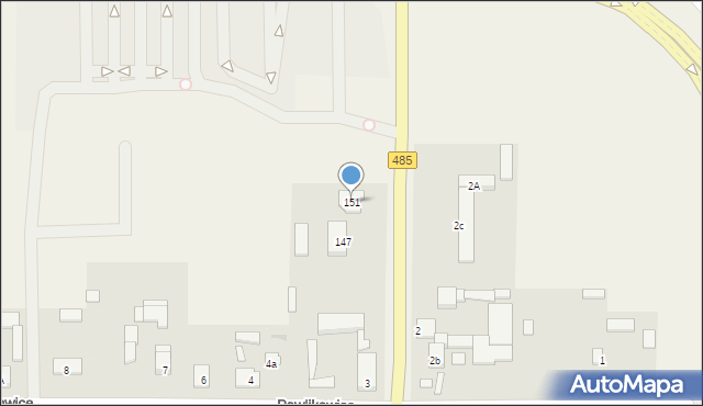 Pawlikowice, Pawlikowice, 151, mapa Pawlikowice