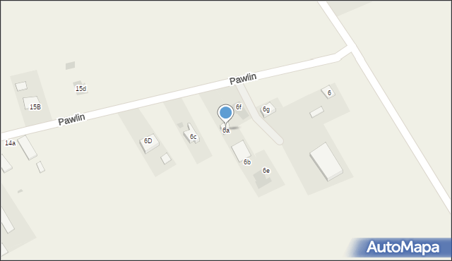 Pawlin, Pawlin, 6a, mapa Pawlin