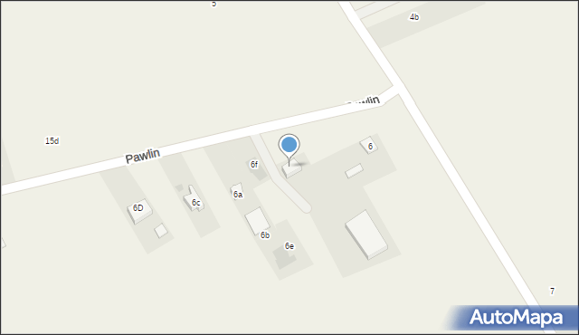 Pawlin, Pawlin, 6g, mapa Pawlin