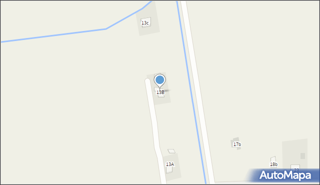 Pawłokoma, Pawłokoma, 13B, mapa Pawłokoma