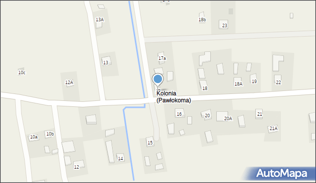 Pawłokoma, Pawłokoma, 17, mapa Pawłokoma