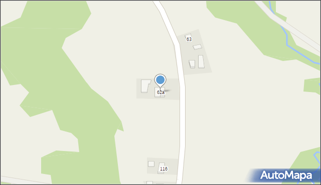 Pawłokoma, Pawłokoma, 62a, mapa Pawłokoma