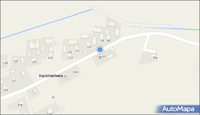 Pawłokoma, Pawłokoma, 95, mapa Pawłokoma