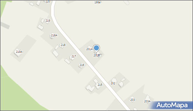 Pawłosiów, Pawłosiów, 201B, mapa Pawłosiów