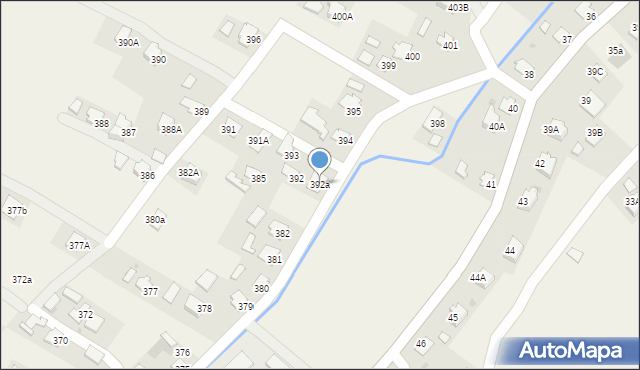 Pawłosiów, Pawłosiów, 392a, mapa Pawłosiów