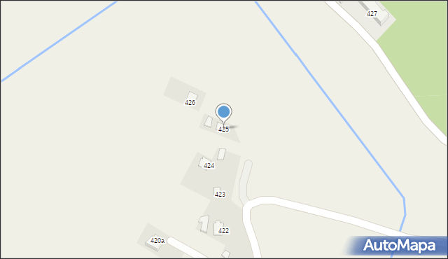 Pawłosiów, Pawłosiów, 425, mapa Pawłosiów