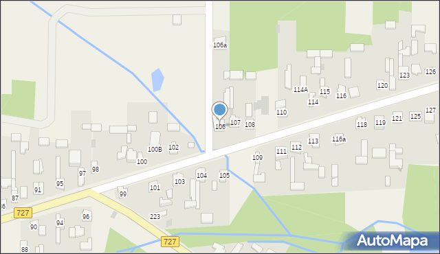 Pawłów, Pawłów, 106, mapa Pawłów