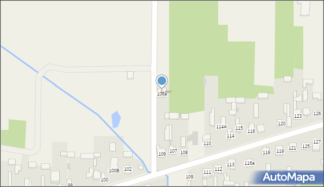 Pawłów, Pawłów, 106a, mapa Pawłów